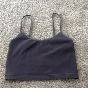 Garage Charcoal Crop Top